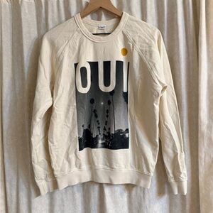 Clare V. OUI sweatshirt size small EUC
